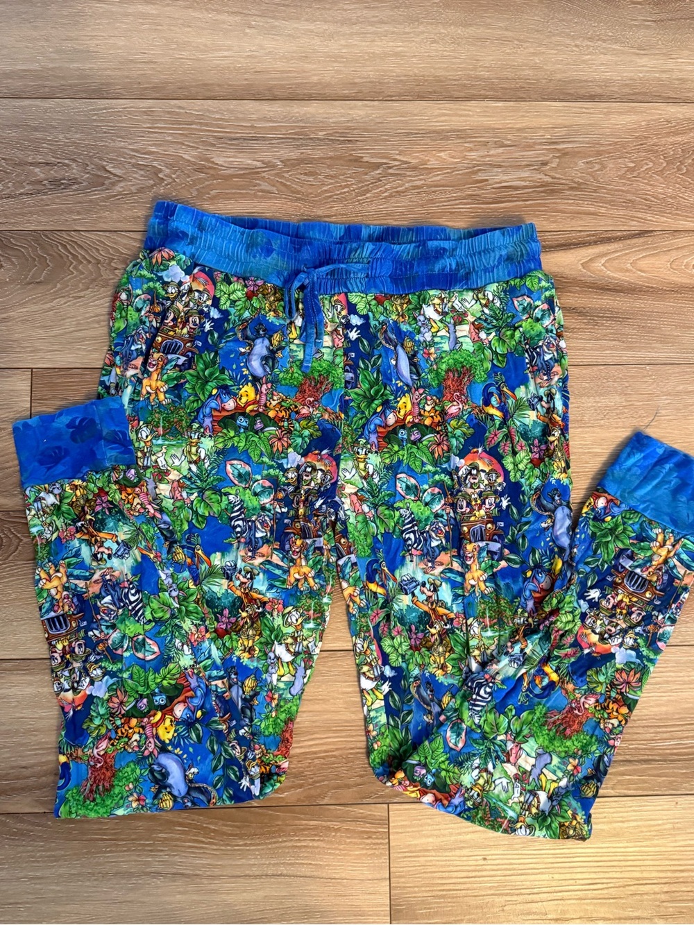 Women’s bamboo mom joggers- Disney safari print